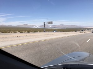 Solar power station west of Las Vegas